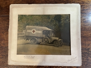 WW1 Ambulance Photogravure Photo