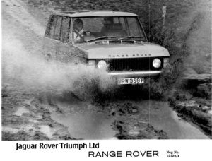 Range Rover Publicity Photo 1978