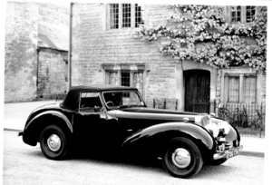 Triumph 1800 Roadster Publicity Photo 1946