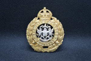 The City Of London Yeomanry (Rough Riders) – King’s Crown Bi-Metal Cap Badge