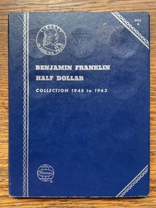 Whitman USA Coin Folder - Benjamin Franklin Half Dollar