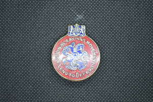 WW2 National Savings Movement Member Pin Badge By H.W.Miller