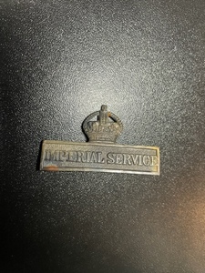 WW1 Territorial Force Imperial Service Volunteer Uniform Breast Badge (2)